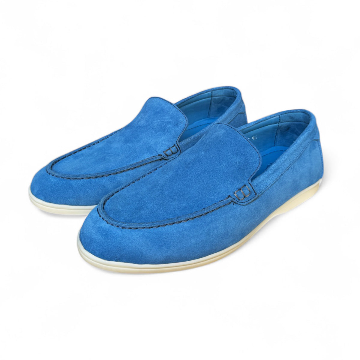 CHAUSSURE EN CUIR BLEU ROI