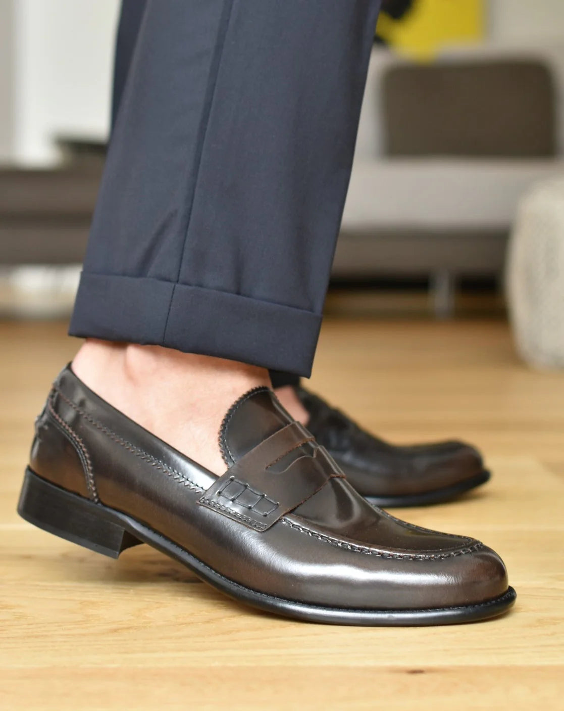 S409 Chaussure en Cuir