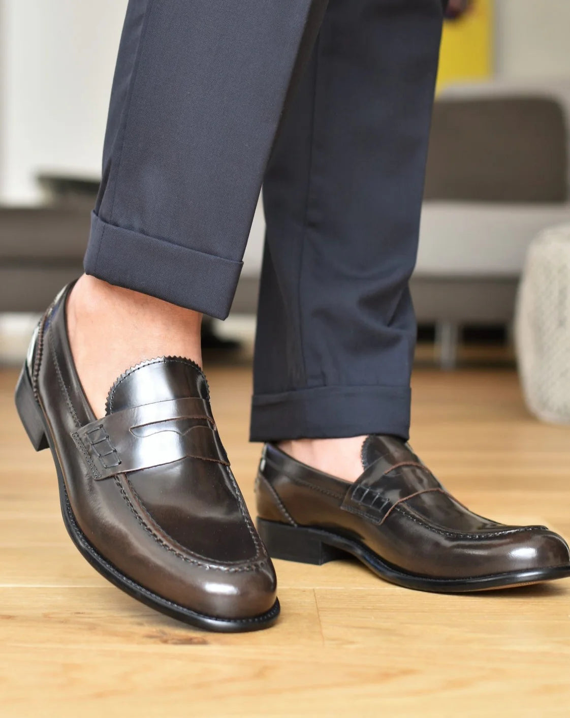 S409 Chaussure en Cuir