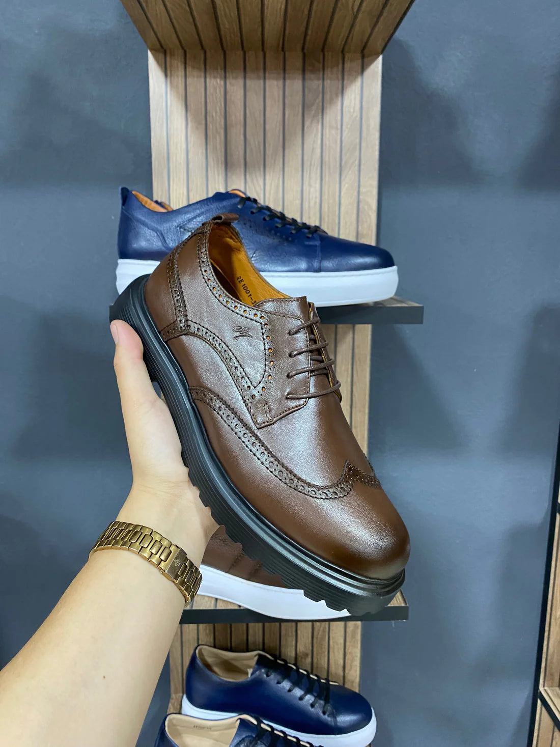 Chaussures Derby  Médical et Cuir