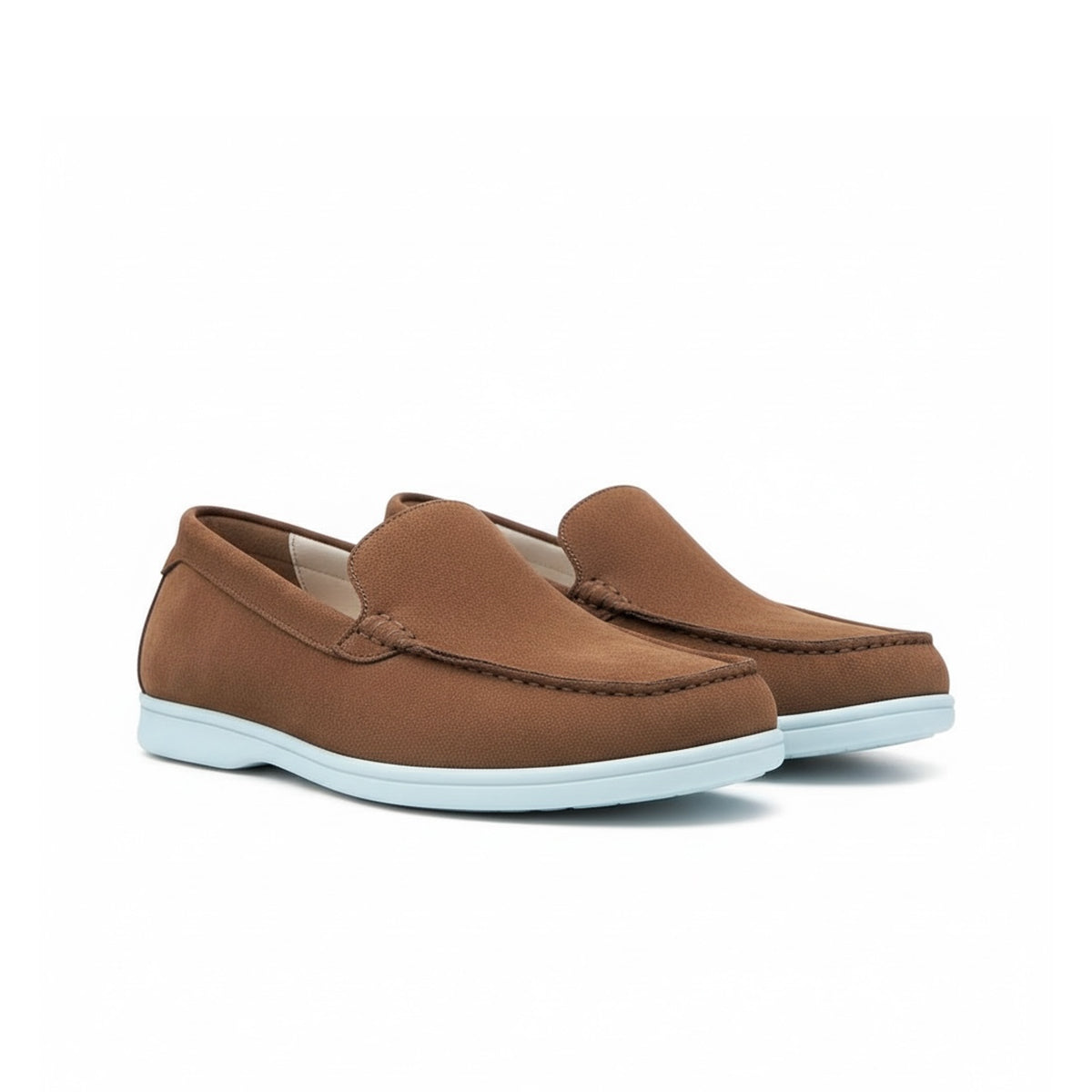 CHAUSSURE EN CUIR TABAC-CNG