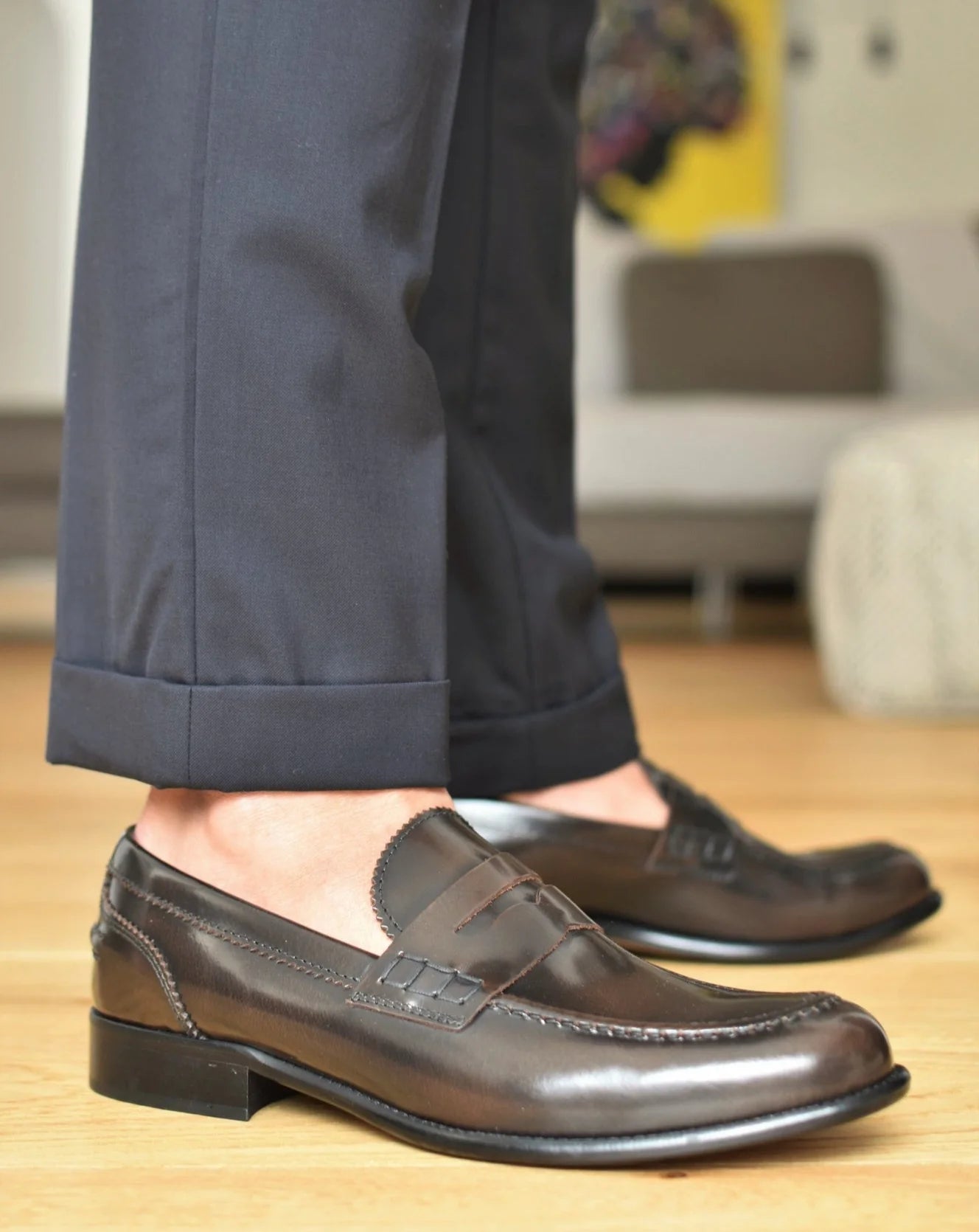 S409 Chaussure en Cuir